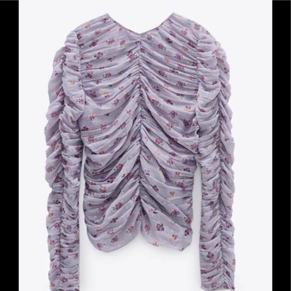 Floral Blouse with darted front - Picture 1 of 4